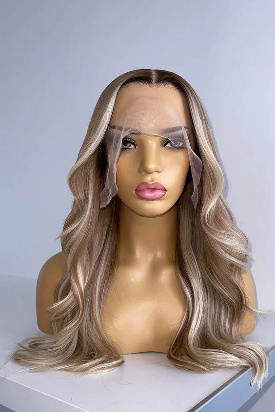 16-24inch Dark Dirty Blonde Body Wave 13X6 HD Lace Front Virgin Human Hair Wigs