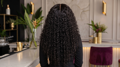 Lyee Hair Deep Curl HD Glueless wig