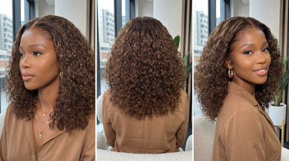 Lyee Hair Water Curl 3part Bob