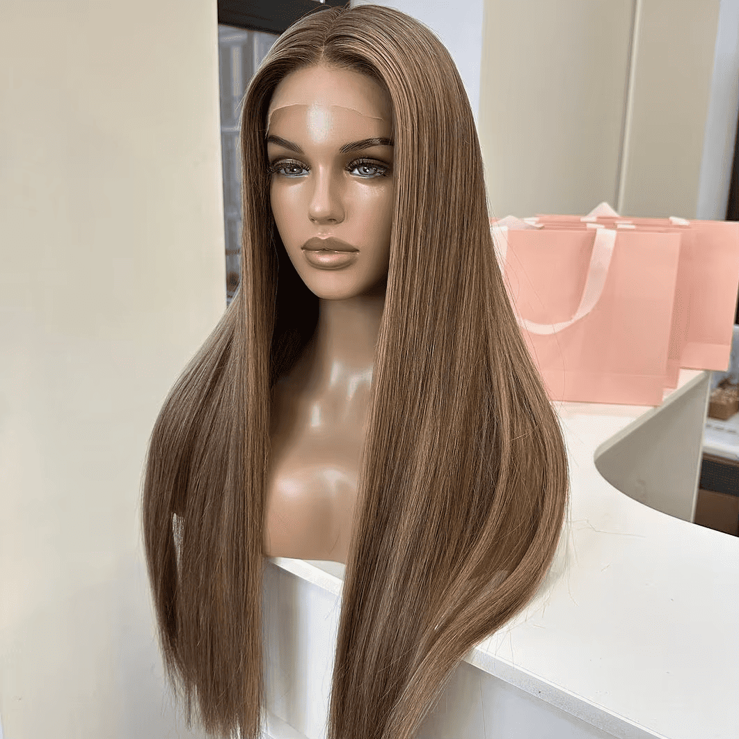 20-26inch Long Rich Brunette 13x6 HD Lace Front Virgin Human Hair Wigs