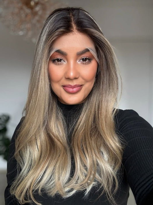 Vanilla Cream Blonde 13x6 HD Lace Front Virgin Human Hair Wig